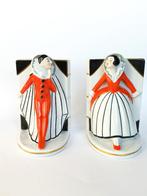 art deco pierrot/ pierrette, colombine boekensteunen Limoges, Antiek en Kunst, Ophalen of Verzenden