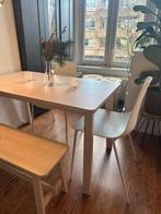 Witte Stoel / kuipstoel 2x, Huis en Inrichting, Stoelen, Ophalen, Kunststof, Twee, Wit
