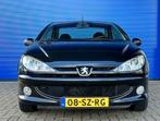 Peugeot 206 1.6 16V CC 2004 Zwart, Auto's, Peugeot, 47 €/maand, Te koop, Geïmporteerd, 14 km/l