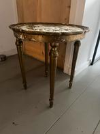 Brocante Florentijns rond tafeltje 50 cm hoog, Antiek en Kunst, Curiosa en Brocante, Ophalen