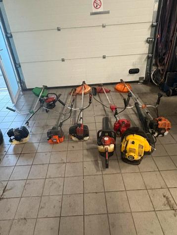 8 opknap tuinmachines beschikbaar voor biedingen