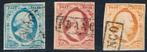 1-3 Willem III 1852, Verzenden, T/m 1940, Gestempeld