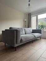 Mooie grijze rechte bank, Huis en Inrichting, Ophalen, 250 tot 300 cm, Gebruikt, Driepersoons