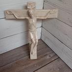 Antiek keramisch kruisbeeld / crucifix, Antiek en Kunst, Ophalen of Verzenden