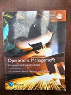 Operations Management - Lee J. Krajewski - Processes and Sup, Ophalen of Verzenden, Zo goed als nieuw, Management, Lee J. Krajewski