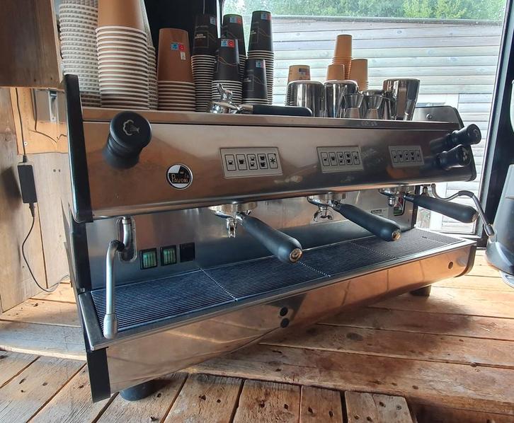 Espressomachine La Pavoni bar 3TV, Witgoed en Apparatuur, Koffiezetapparaten, Gebruikt, Espresso apparaat, Ophalen