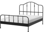Moet nu weg, Huis en Inrichting, Slaapkamer | Bedden, Gebruikt, Tweepersoons, Hout, 140 cm