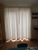 Hema Oklahoma ivoor lichtdoorlatend gordijn 200x241cm, Huis en Inrichting, Stoffering | Gordijnen en Lamellen, Gebruikt, 200 cm of meer