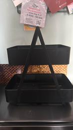 Etagère van de kwantum zwart metaal, Ophalen, Zo goed als nieuw