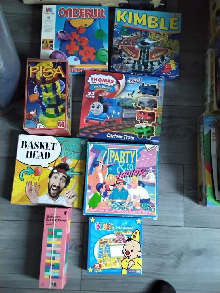 Diverse spellen voor groot en klein, Ophalen
