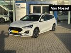 Ford Focus Wagon 1.0 EcoBoost Hybrid ST Line X | Stoel/stuur, Auto's, Ford, 12 maanden, Gebruikt, Euro 6, Wit