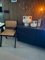 Mooie Japandi Stoel, Huis en Inrichting, Stoelen, Zwart, Ophalen of Verzenden, Zo goed als nieuw, Eén