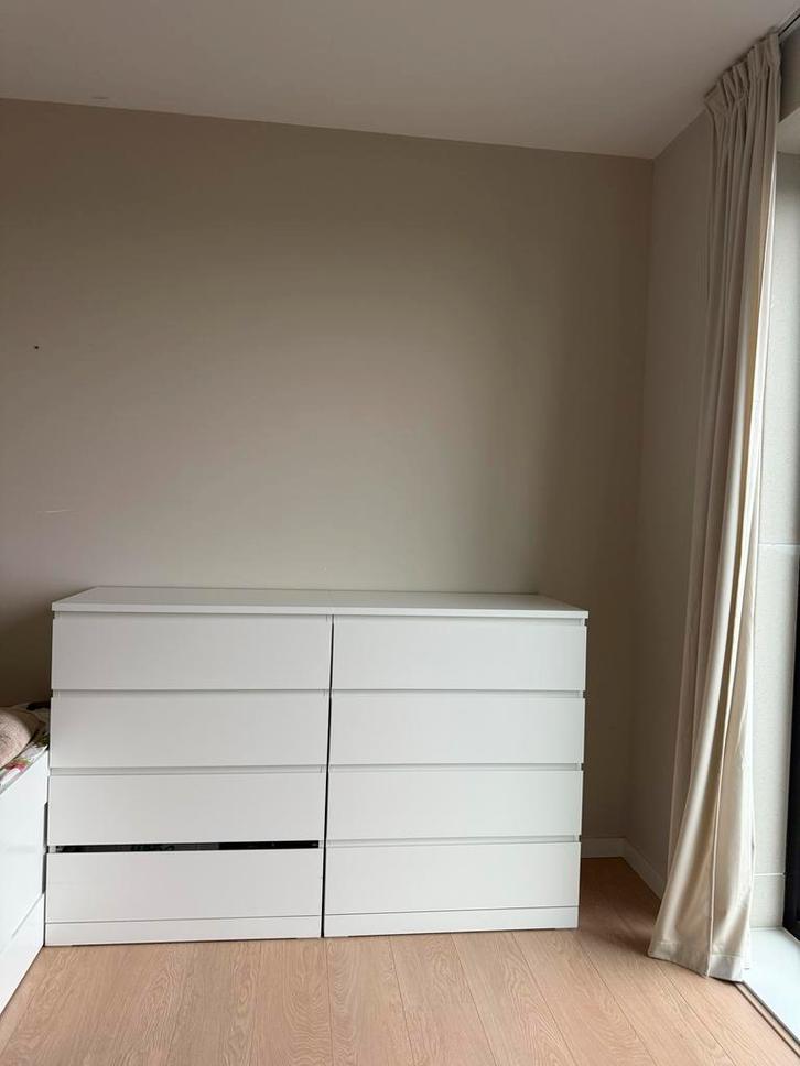 Ikea Malm Kast - 4 Lades (2x), Huis en Inrichting, Kasten | Dressoirs, Gebruikt, 150 tot 200 cm, 25 tot 50 cm, Met lade(s), Kunststof