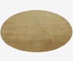 Rond wollen vloerkleed Ø300 cm – handgemaakt, beige, Huis en Inrichting, Stoffering | Tapijten en Kleden, Ophalen, Beige, Rond