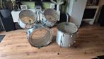 Vintage Hoshino Drumstel - Klinkt super! - nieuwe vellen !!!, Muziek en Instrumenten, Drumstellen en Slagwerk, Ophalen of Verzenden