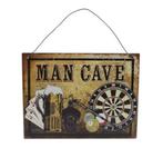 Metalen tekst bord "Mancave", Ophalen of Verzenden, Nieuw