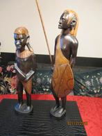 Te koop 2 mooie beelden., Antiek en Kunst, Kunst | Beelden en Houtsnijwerken, Ophalen