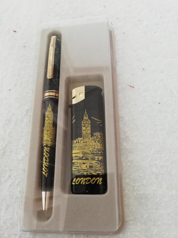 London setje pen plus aansteker, ongebruikt, Verzamelen, Pennenverzamelingen, Nieuw, Ophalen of Verzenden
