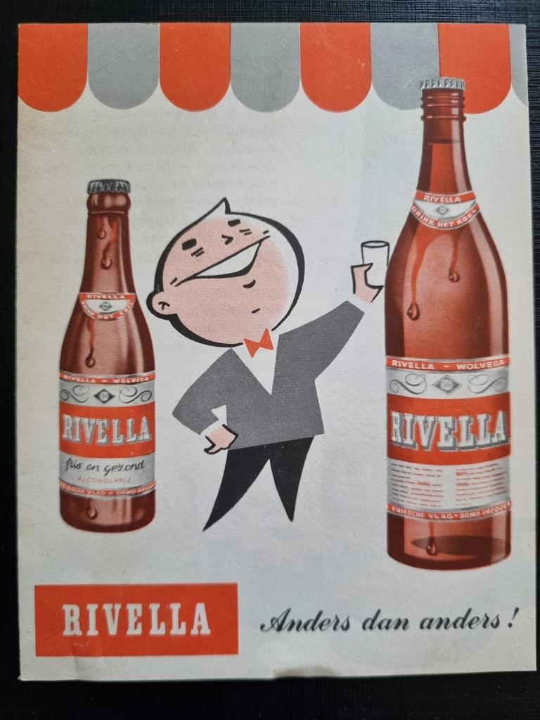 Vintage Rivella Anders dan anders foldertje, Verzamelen, Ophalen of Verzenden, Gebruikt