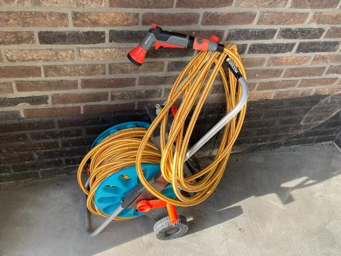 Verschillende Tuinspullen drukspuit haspel Gardena Hozelock, Tuin en Terras, Tuinslangen, Gebruikt, Ophalen of Verzenden