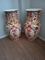 Grote vazen satsuma , imari ?, Antiek en Kunst, Antiek | Vazen, Ophalen of Verzenden