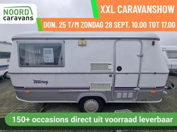ERIBA TRITON 350 ENKELE BEDDEN +DINETTE +KOPKEUKEN +VOORTENT beschikbaar voor biedingen