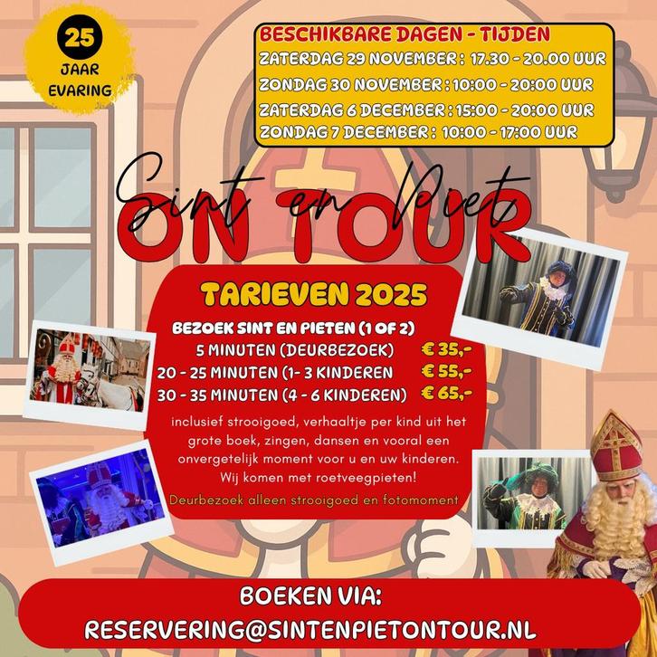 Sint en Pieten huisbezoeken, Diversen, Sinterklaas, Nieuw, Ophalen of Verzenden