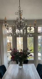 Kristallen kroonluchter, Huis en Inrichting, Lampen | Kroonluchters, Ophalen, Gebruikt