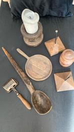 Houten landelijke accesoires set 2, Ophalen of Verzenden