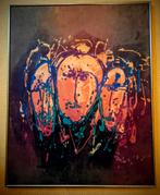 Schilderij in lijst, batik modern 0.70 x 0.88 cm, Ophalen