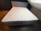 Prachtige Boxspring 180x200 met Topper en Achterwand, Tweepersoons, Ophalen of Verzenden, Zo goed als nieuw, 180 cm