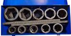 Krachtdoppen 1" - 10dlg. Groot – Nieuw, Auto diversen, Autogereedschap, -, -, Nieuw, Ophalen of Verzenden