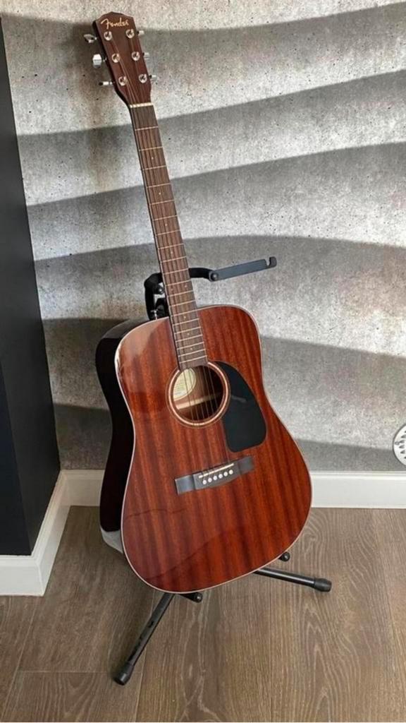 Fender akoestische gitaar, Muziek en Instrumenten, Snaarinstrumenten | Gitaren | Akoestisch, Zo goed als nieuw, Western- of Steelstringgitaar