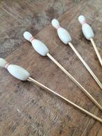 Vintage cocktailvorkjes Bowling/ Kegel, Ophalen of Verzenden