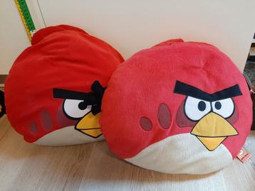 2 x Angry birds kussen 47 cm beschikbaar voor biedingen