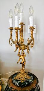Antieke Franse Barok Staande Lamp, Ophalen of Verzenden