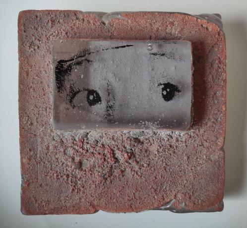 kunstwerk 'ogen' van Isabella Dethoor, Antiek en Kunst, Kunst | Beelden en Houtsnijwerken, Ophalen of Verzenden