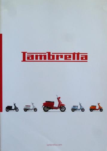 Folder LAMBRETTA 2018 Dunne folder beschikbaar voor biedingen