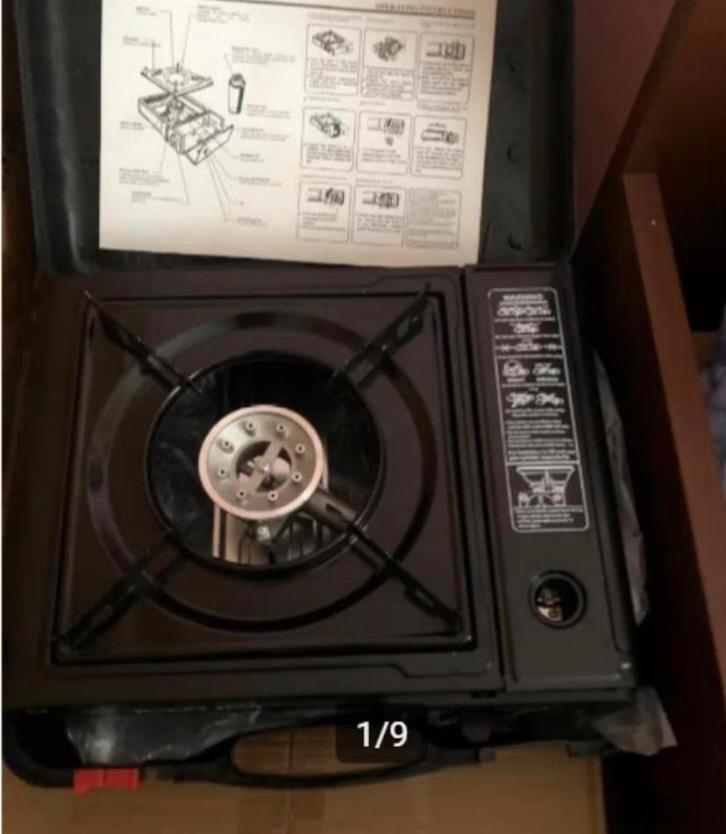 Draagbaar Gasstel Kooktoestel met Koffer Compact Praktisch, Caravans en Kamperen, Kampeeraccessoires, Nieuw, Ophalen of Verzenden