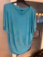 Tuniek blauw vleermuis model Luizza maat 42/44, Kleding | Dames, Blouses en Tunieken, Blauw, Maat 42/44 (L), Ophalen of Verzenden