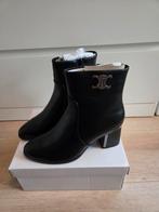 Enkellaarzen met Hak, Ophalen of Verzenden, Nieuw, Zwart