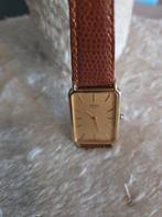 Vintage Seiko Polshorloge - Gouden Kast & Lederen Band, Seiko, Polshorloge, Ophalen of Verzenden, Goud