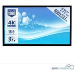 Projectiescherm 4k cinema | UHD 600x337 | 271" | Nieuw, Ophalen, Handmatig, Nieuw