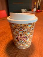 Bijenkorf 155 jr coffee to go beker NIEUW! Collector’s Item, Ophalen of Verzenden, Nieuw, Geel, Beker of Kan