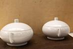2 Stuks Arzberg porseleinen afdekschalen 39736, Huis en Inrichting, Keuken | Servies, Ophalen of Verzenden, Gebruikt, Porselein