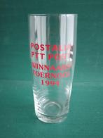 vintage bierglas Voetbalvereniging Postalia,  PTT,  Den Haag, Verzamelen, Glas en Borrelglaasjes, Ophalen of Verzenden, Zo goed als nieuw