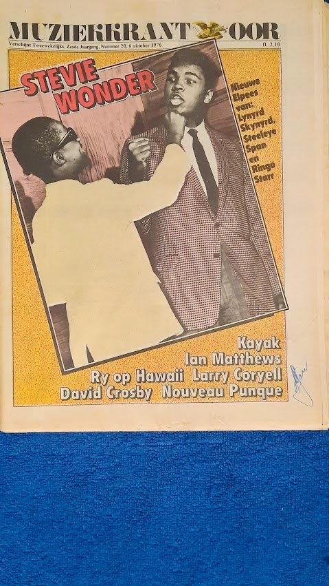 OOR 20-1976 Wonder Muhammad Ali Kayak Cooder Crosby Lynyrd, Boeken, Tijdschriften en Kranten, Zo goed als nieuw, Muziek, Film of Tv