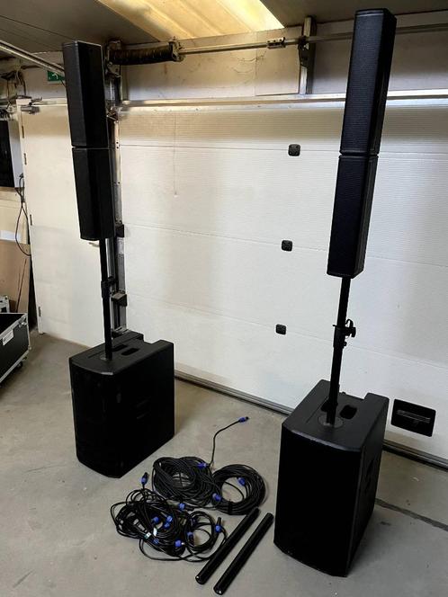 2x dB Technologies ES1203 line array column set (2x 2400w), Audio, Tv en Foto, Luidsprekers, Zo goed als nieuw, 120 watt of meer