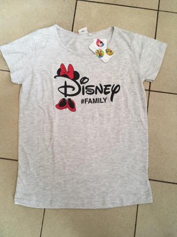 Nieuw grijs t shirt - Disney Family - maat 40 beschikbaar voor biedingen