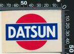 Sticker: Datsun (3), Ophalen of Verzenden, Zo goed als nieuw, Auto of Motor